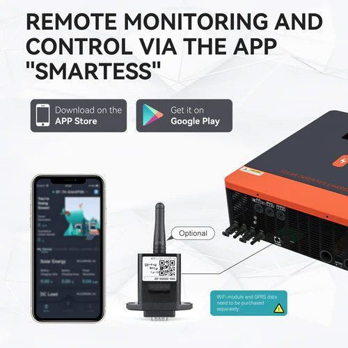 Модуль WIFI для гібридних інверторів PowMr WIFI-HVM-P1 with RS232 14601 фото