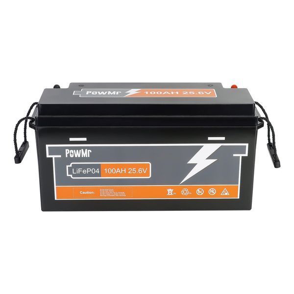 LiFePO4 акумулятор PowMr 25.6V 100Ah 2560Wh для інвертора та сонячних систем 17794 фото