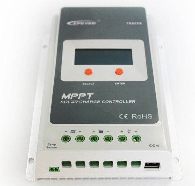 Контроллер заряда для солнечных батарей EPEVER MPPT 3210A (12-24V 30А) + таймер MT50 05146 фото