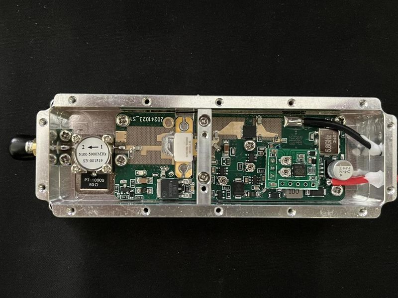 Модуль радіопоміх 5700-5900 MHz, Gan 50W, 47 dBm, SMA 16710 фото