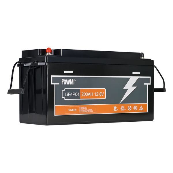 LiFePO4 акумулятор PowMr 12V 200Ah для котла, ДБЖ та сонячних систем 17519 фото