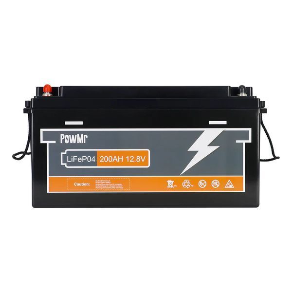 LiFePO4 акумулятор PowMr 12V 200Ah для котла, ДБЖ та сонячних систем 17519 фото