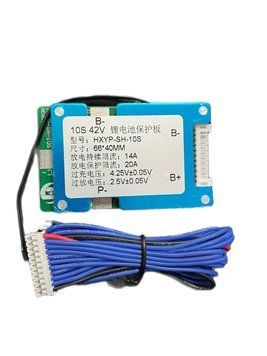 BMS плата Li-ion 36V 10S 20A/14a з балансиром 15784 фото