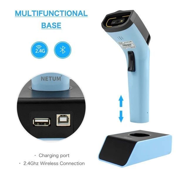 NETUM DS7500 2D Bluetooth сканер беспроводной штрих-кодов 15069 фото