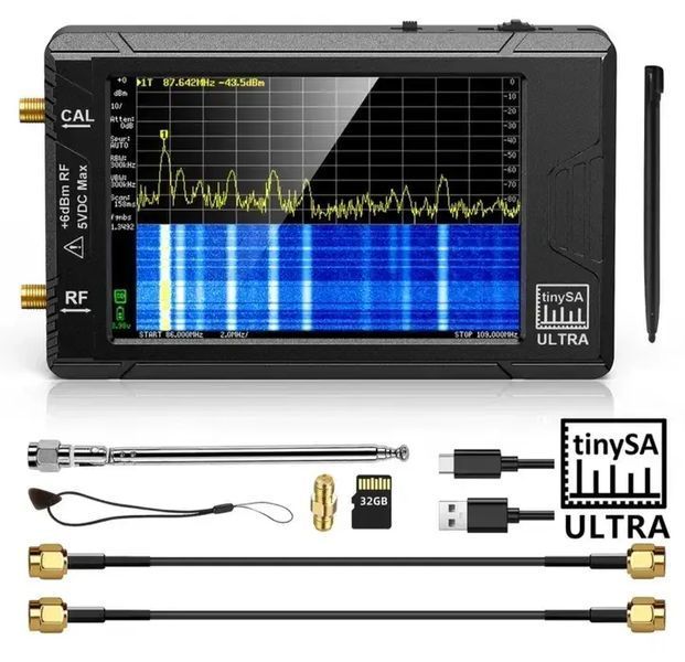 Анализатор спектра tinySA ULTRA 100kHz-5.3Ghz 15892 фото