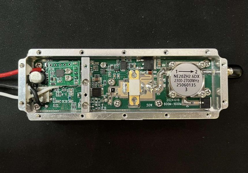 Модуль радіопоміх 2300-2500 GHz, Gan 50W, 47 dBm, SMA 17013 фото