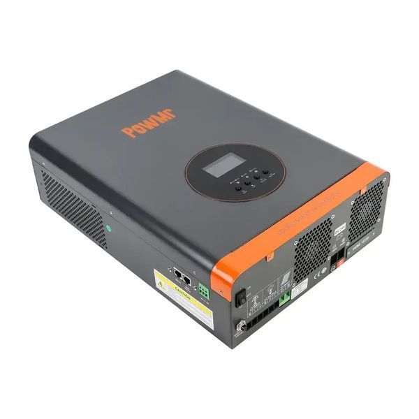 Гібридний інвертор PowMr 24 В, 3000 Вт (POW-RELAB3KE-24V) (безперебійник, UPS, ДБЖ) (тихий інвертор для дому) 16168 фото