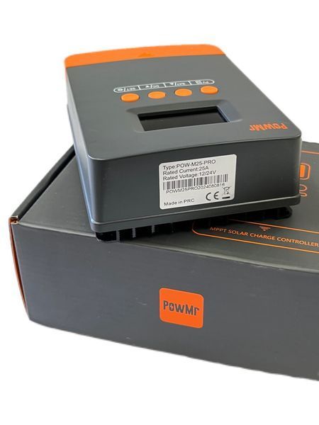 Контроллер заряда для солнечных батарей PowMr MPPT POW-M25-PRO (12/24 V 25A) 16169 фото
