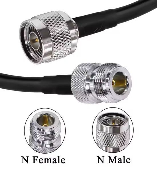 Кабель-подовжувач для антени N-Type RG58 N-Male to N-Female (мама-тато) 3М 16527 фото