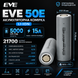 Акумуляторна комірка EVE 50E INR21700-50E 5000mAh 15A Li-Ion 3.6V &mdash; комірка 21700 для акумуляторних збірок 17537 фото 1